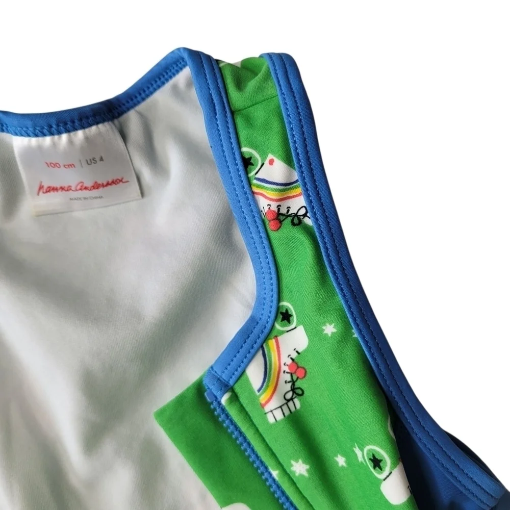 Hanna Andersson Swim Top Size 4